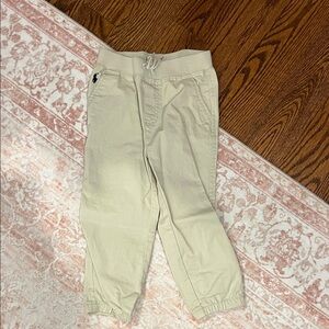 Ralph Lauren Kids Light Tan Joggers